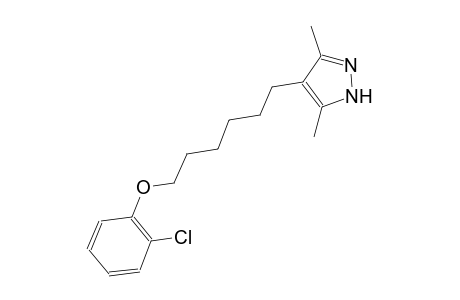 2-chlorophenyl 6-(3,5-dimethyl-1H-pyrazol-4-yl)hexyl ether