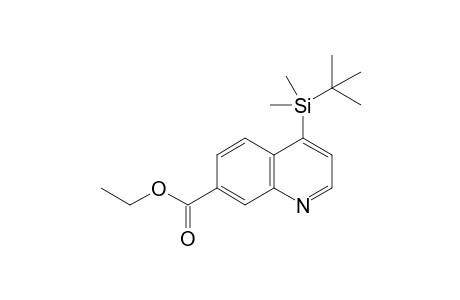 Ethyl 4-(tert-butyldimethylsilyl)quinoline-7-carboxylate