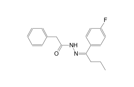benzeneacetic acid, 2-[(Z)-1-(4-fluorophenyl)butylidene]hydrazide