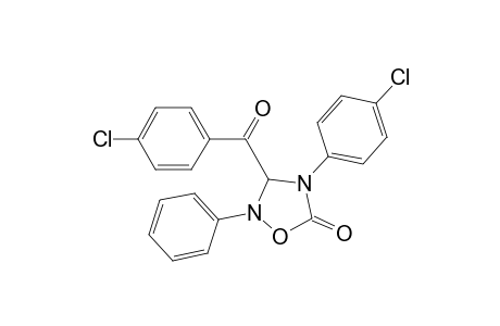1,2,4-Oxadiazolidin-5-one, 3-(4-chlorobenzoyl)-4-(4-chlorophenyl)-2-phenyl-