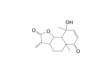 Naphtho[1,2-b]furan-2,6(3H,4H)-dione, 3a,5,5a,9,9a,9b-hexahydro-9-hydroxy-5a,9-dimethyl-3-methylene-, [3aS-(3a.alpha.,5a.beta.,9.alpha.,9a.alpha.,9b.beta.)]-
