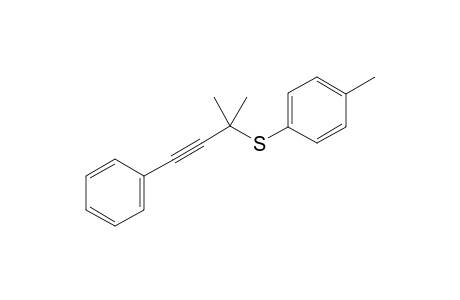(2-Methyl-4-phenylbut-3-yn-2-yl) (p-Tolyl) Sulfide