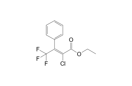 (Z)-2-chloro-4,4,4-trifluoro-3-phenyl-2-butenoic acid ethyl ester