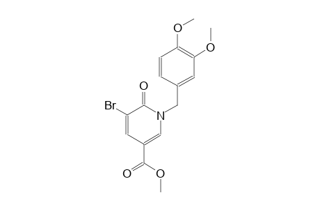 methyl 5-bromo-1-(3,4-dimethoxybenzyl)-6-oxo-1,6-dihydro-3-pyridinecarboxylate