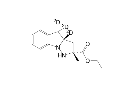 (2RS,3aSR)-(3a,4,4-Trideuterio)-2-carboethoxy-2-methyl-2,3,3a,4-tetrahydro-1H-pyrazolo[1,5-a]indole