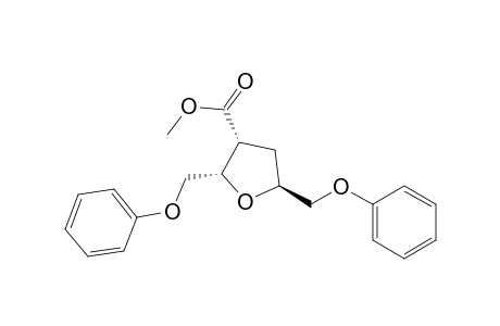 Methyl (S*,S*,R*)-2-(Phenoxymethyl)-5-(phenoxymethyl)-2,3,4,5-tetrahydro-3-furancarboxylate