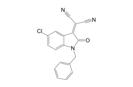 2-(1-benzyl-5-chloro-2-oxoindolin-3-ylidene)malononitrile