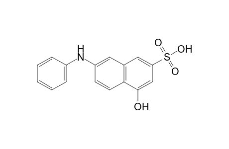 7-anilino-4-hydroxy-2-naphthalenesulfonic acid