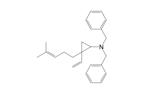 1-(N,N-Dibenzylamino)-2-ethenyl-2-(4-methylpent-3-en-1-yl)cyclopropane