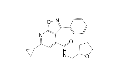 isoxazolo[5,4-b]pyridine-4-carboxamide, 6-cyclopropyl-3-phenyl-N-[(tetrahydro-2-furanyl)methyl]-