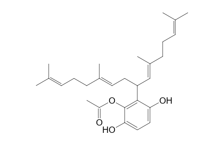 2-Acetoxy-3-(geranyl-geranyl)-1,4-dihydroxybenzene