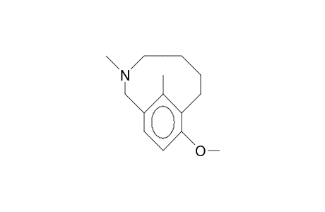 2-Aza-9-methoxy-2,13-dimethyl-(7)metacyclophane