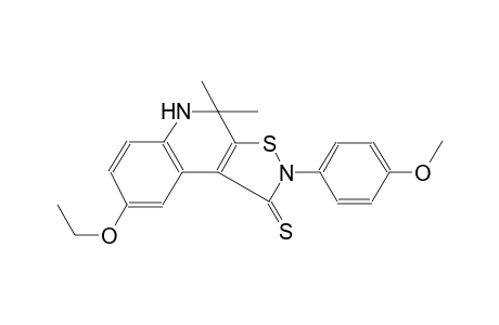 isothiazolo[5,4-c]quinoline-1(2H)-thione, 8-ethoxy-4,5-dihydro-2-(4-methoxyphenyl)-4,4-dimethyl-
