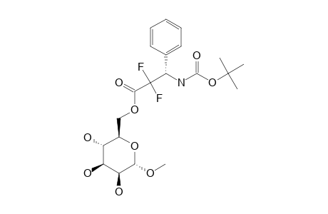 METHYL-6-O-[(S)-2,2-DIFLUORO-3-PHENYL-3-(TERT.-BUTOXYCARBONYL)-AMINOPROPANOYL]-ALPHA-D-MANNOPYRANOSIDE