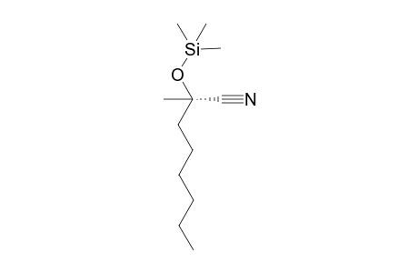 2-Methyl-2-trimethylsilyloxyoctanenitrile