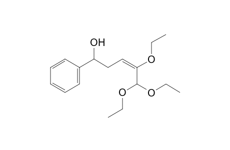 (E)-4,5,5-Triethoxy-1-phenylpent-3-en-1-ol