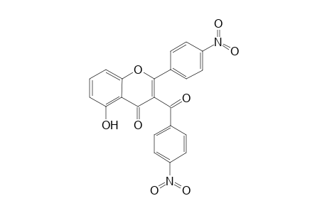 5-Hydroxy-4-nitreo-3-(4-nitrobenzoyl)flavone