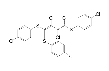 1,2,3-trichloro-1,4,4-tris[(p-chlorophenyl)thio]-1,3-butadiene