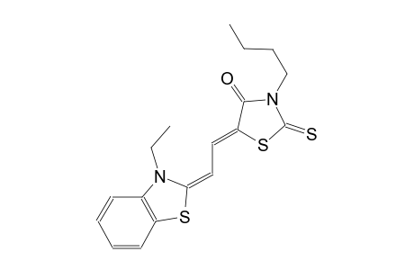 4-thiazolidinone, 3-butyl-5-[(2E)-2-(3-ethyl-2(3H)-benzothiazolylidene)ethylidene]-2-thioxo-, (5Z)-