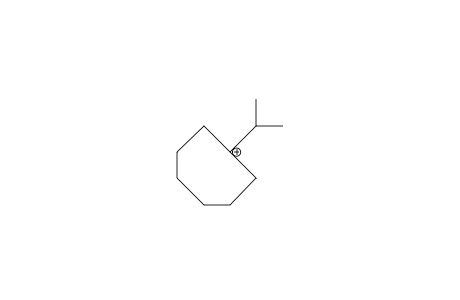 Isopropyl-1-cycloheptyl cation