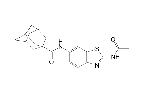 N-[2-(acetylamino)-1,3-benzothiazol-6-yl]-1-adamantanecarboxamide