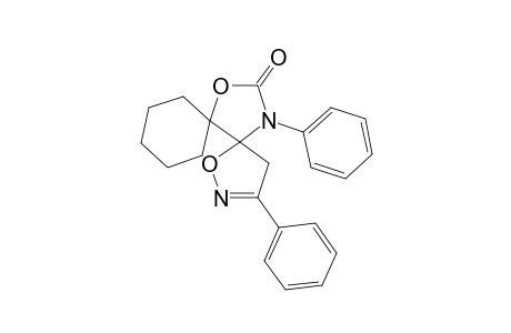 3,6-DIPHENYL-1,8-DIOXA-2,6-DIAZADISPIRO-[4.3.5.0]-TETRADEC-2-EN-7-ONE