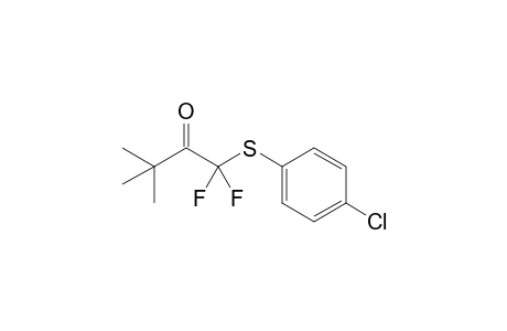 1-(p-Chlorophenylthio)-1,1-difluoro-3,3-dimethyl-2-butanone