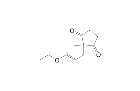 2-[(E)-3-ethoxyallyl]-2-methyl-cyclopentane-1,3-dione