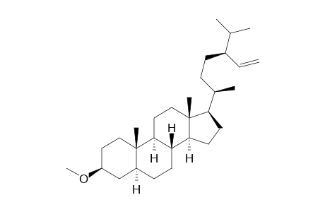 Stigmast-28-ene, 3-methoxy-, (3.beta.,5.alpha.,24S)-