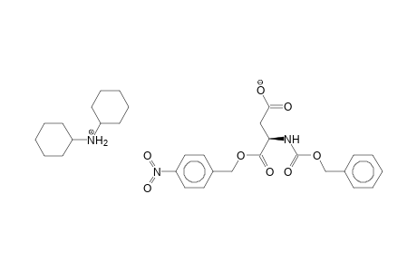 N-Benzoyloxycarbonyl-l-aspartic acid-a-(4-nitrobenzyl) ester; dicyclohexyl-ammonium salt