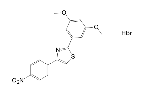 2-(3,5-dimethoxyphenyl)-4-(p-nitrophenyl)thiazole, hydrobromide