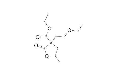 3-Ethoxycarbonyl-3-(2-ethoxyethyl)-5-methyl-2-oxotetrahydrofuran (isomer 1)
