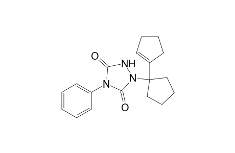 1-(1-Cyclopent-1-enylcyclopentyl)-4-phenyl-1,2-dihydro-1,2,4-triazole-3,5-dione