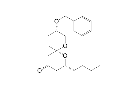 (2R,6S,9S)-9-Benzyloxy-2-butyl-1,7-dioxaspiro[5.5]undecan-4-one