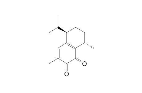 1,2-Naphthalenedione, 5,6,7,8-tetrahydro-3,8-dimethyl-5-(1-methylethyl)-, (5R-trans)-