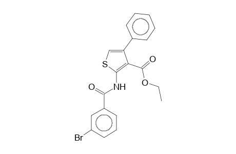 Ethyl 2-[(3-bromobenzoyl)amino]-4-phenyl-3-thiophenecarboxylate
