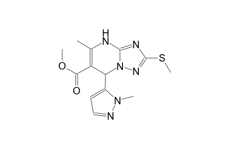 methyl 5-methyl-7-(1-methyl-1H-pyrazol-5-yl)-2-(methylsulfanyl)-4,7-dihydro[1,2,4]triazolo[1,5-a]pyrimidine-6-carboxylate