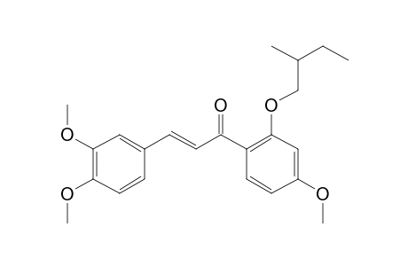 2'-(2-Methylbutyl)oxy-3,4,4'-trimethoxychalcone (isomer 1)