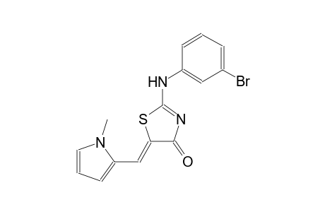 (5Z)-2-(3-bromoanilino)-5-[(1-methyl-1H-pyrrol-2-yl)methylene]-1,3-thiazol-4(5H)-one