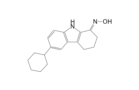 1H-carbazol-1-one, 6-cyclohexyl-2,3,4,9-tetrahydro-, oxime, (1E)-