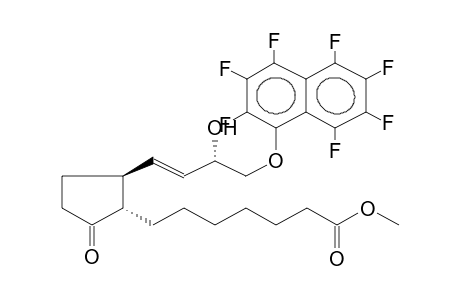11-DEOXY-16-(HEPTAFLUORONAPHTH-1-YLOXY)-15ALPHA-PROSTAGLANDIN-E1,METHYL ESTER