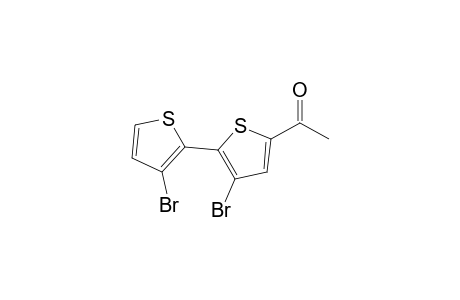 1-[4-bromanyl-5-(3-bromanylthiophen-2-yl)thiophen-2-yl]ethanone