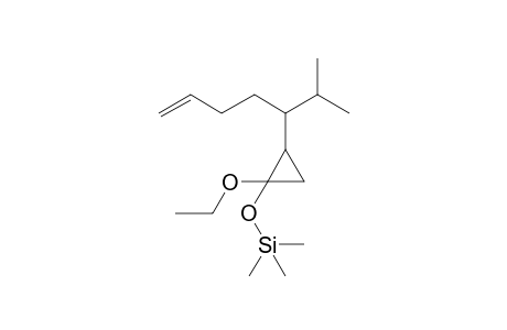 1-Ethoxy-2-(1'-isopropylpent-4-enyl)-1-(trimethylsilyloxy)cyclopropane