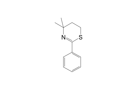 4H-1,3-thiazine, 5,6-dihydro-4,4-dimethyl-2-phenyl-