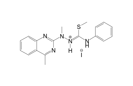 1,3-Dimethyl-1-(4-methylquinazolin-2-yl)-4-(phenyl)isothiosemicarbazide hydroiodide