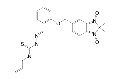 5-[2-(N(4)-ALLYLTHIOSEMICARBAZONO)-PHENYLOXYMETHYL]-2,2-DIMETHYL-2H-BENZIMIDAZOLE-1,3-DI-N-OXIDE