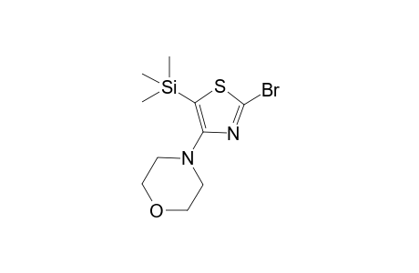 4-[2-bromo-5-(trimethylsilyl)-1,3-thiazol-4-yl]morpholine