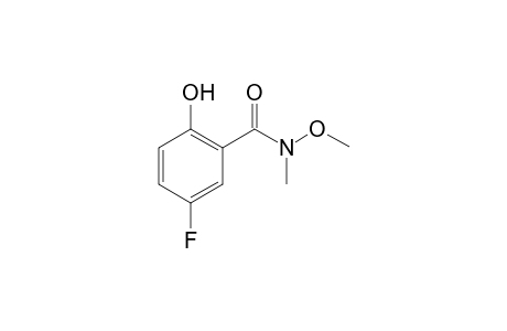 5-Fluoro-2-hydroxy-N-methoxy-N-methylbenzamide