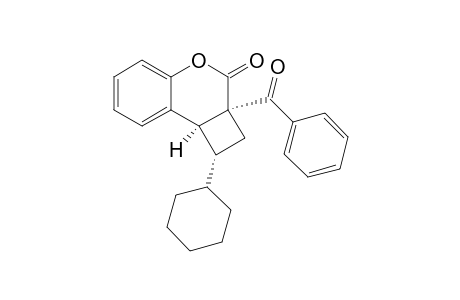 rel-(1R,2aS,8bS)-2a-Benzoyl-1-cyclohexyl-1,2,2a,8b-tetrahydro-3H-benzo[b]cyclobuta[d]pyran-3-one
