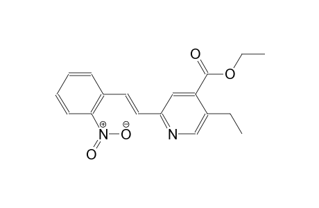 ethyl 5-ethyl-2-[(E)-2-(2-nitrophenyl)ethenyl]isonicotinate